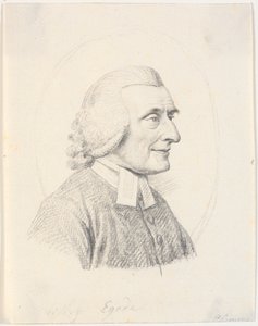 Retrato del pastor Paul Egede (1709-89) de J.F. Clemens
