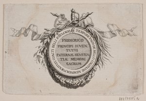 Vignette con medalla de J.F. Clemens