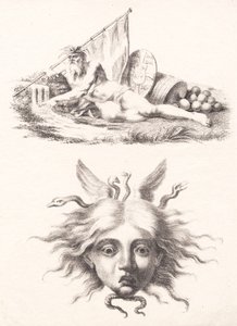 Øresund. Cabeza de Medusa de J.F. Clemens