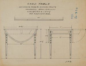 Mesa Pembroke de J.F. Rust