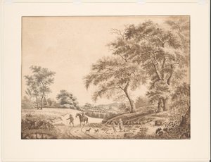 Paisaje de J.H. de Friderici (signed by artist)