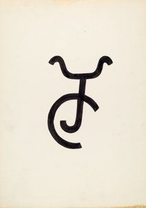 Marca de ganado, c. 1936 de J.Henry Marley
