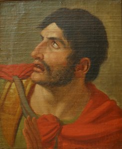 Guerrero antiguo. Estudio de cabeza