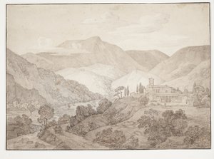 Monasterio capuchino en Spoleto de J.L. Lund