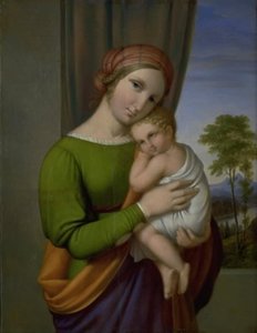 La Virgen María con el Niño Jesús