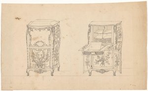 Dos secretarias de J.L. Th. Baijer (attributed to)