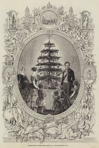 Árbol de Navidad en el Castillo de Windsor