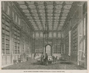 Las nuevas Casas del Parlamento - la Biblioteca de la Cámara de los Comunes de J.L. Williams