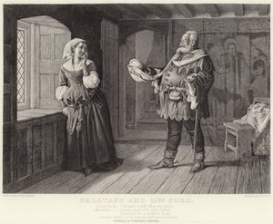 Falstaff y la Sra. Ford, Las alegres comadres de Windsor, Acto III, Escena III