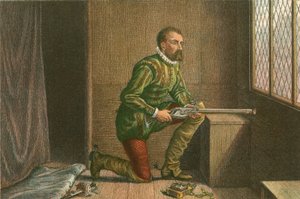 James Hamilton esperando la llegada del Regente Moray de J.M.L. Ralston