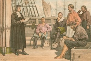 McWard predicando a los marineros en Róterdam de J.M.L. Ralston