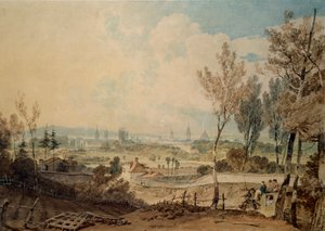 Vista de Oxford desde el lado sur de Headington Hill de Joseph Mallord William Turner