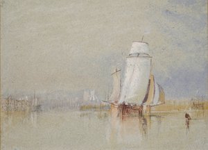 Calma en el Loira, 1832 de Joseph Mallord William Turner