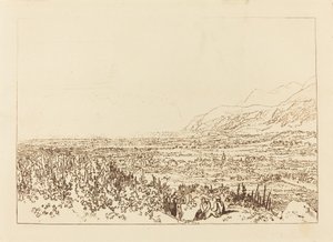 Cadena de los Alpes desde Grenoble hasta Chamberi de Joseph Mallord William Turner