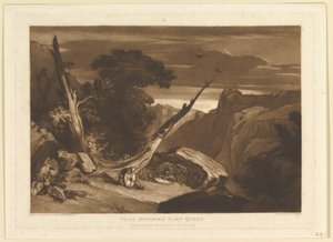 De la Reina de las Hadas de Spenser Liber Studiorum, parte VII, placa 36, junio 1811 de Joseph Mallord William Turner