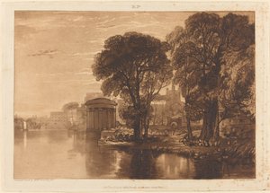 Isleworth, publicado 1819 de Joseph Mallord William Turner