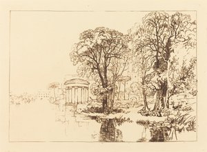 Isleworth, publicado en 1819 de Joseph Mallord William Turner