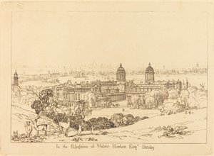 Londres desde Greenwich, publicado en 1811 de Joseph Mallord William Turner