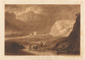 Torres Martello cerca de Bexhill, Sussex, publicado 1811 de Joseph Mallord William Turner