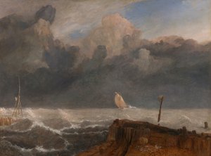 Puerto Ruysdael, entre 1826 y 1827 de Joseph Mallord William Turner