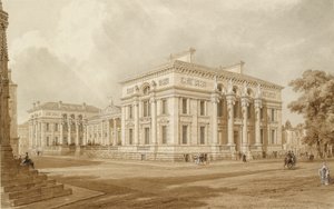 Vista sureste del edificio Taylor y las galerías universitarias de Joseph Mallord William Turner