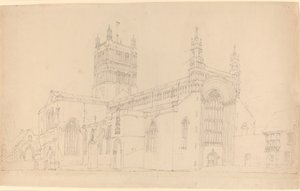 Abadía de Tewkesbury de Joseph Mallord William Turner