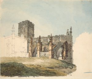 La abadía en ruinas en Haddington de Joseph Mallord William Turner