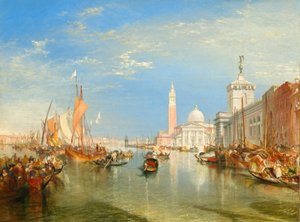 Venecia: La Dogana y San Giorgio Maggiore, 1834 de Joseph Mallord William Turner