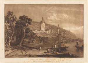 Ville de Thun, publicado en 1816 de Joseph Mallord William Turner