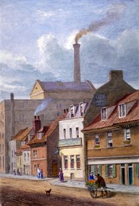 La posada del Ciervo Blanco, High Street, Shadwell, Londres, c1865 de JT Wilson