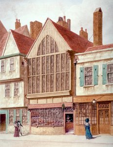 Vista de Trinity Hall, Aldersgate Street, Ciudad de Londres, 1780 de JT Wilson