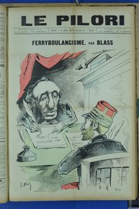 Portada de "Le Pilori", Satirique en Colours de J. (1847 1892) Blass