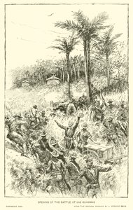 Apertura de la Batalla en Las Guasimas de J. (after) Steeple Davis