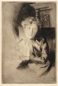 A la luz de las velas de J. Alden Weir
