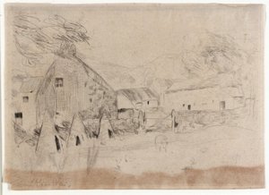 Granjas--Isla de Man de J. Alden Weir