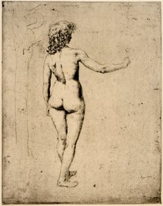 Estudio de desnudo de J. Alden Weir