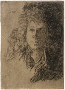 Retrato de una chica de J. Alden Weir