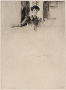 Boceto junto a la ventana