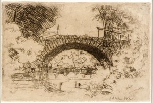 El Puente de Piedra de J. Alden Weir