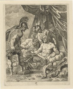 Aquiles cura a Telephos Escenas de la vida de Aquiles (título de la serie) Vitam et mortem achilli (título de la serie)