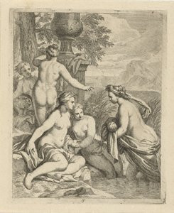 Thetis vuelve a sus ninfas de agua Escenas de la vida de Aquiles (título de la serie) Vitam et mortem achilli (título de la serie)
