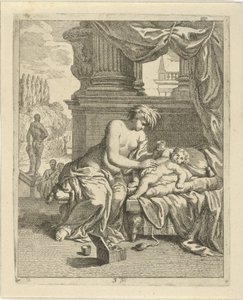 Tetis unta a Aquiles con ambrosía Escenas de la vida de Aquiles (título de la serie) Vitam et mortem achilli (título de la serie)