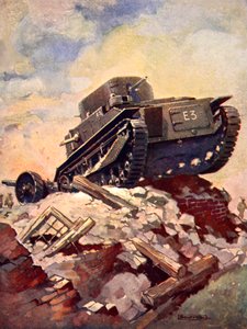 Un tanque de la Primera Guerra Mundial