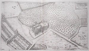 Chateau de Vallery con jardines, parque y parte del viñedo, de 