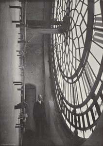 Vista interior del dial de Big Ben