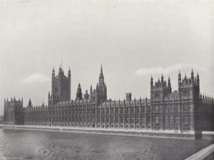 El Palacio de Westminster de J. Benjamin Stone