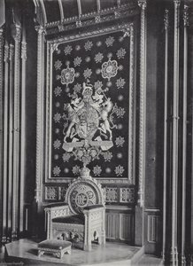 El Asiento Real en la Sala de Vestir del Rey de J. Benjamin Stone
