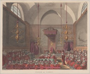 Casa de los Lores, 1808 de J. Bluck