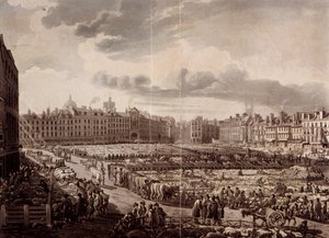 Mercado de Smithfield, Londres de J Bluck