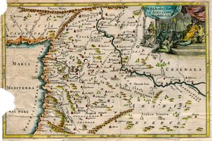 Mapa de Siria, después de la muerte de Alejandro Magno de J Blundell